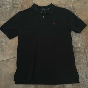 Polo shirt. Short sleeve. Two button collared polo shirt style